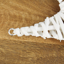 Lade das Bild in den Galerie-Viewer, 2er Set Dekosterne Weide Grau oder Weiß