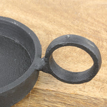 Lade das Bild in den Galerie-Viewer, 2er Set Kerzenteller Schwarz Aluminium