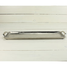 Lade das Bild in den Galerie-Viewer, Tablett Silber Schmal 44 cm