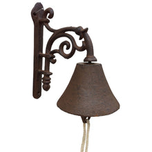 Lade das Bild in den Galerie-Viewer, Wandglocke Gußeisen Antikrost