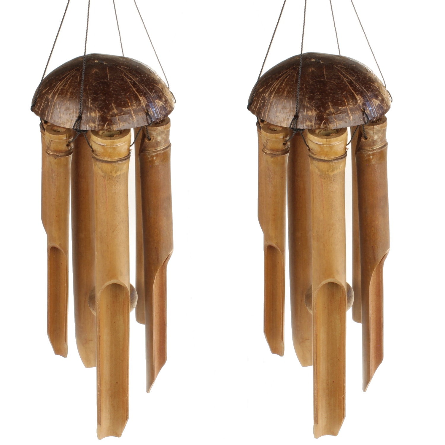 Windspiel Bambus 30 cm / 100 cm 2er Set  Macosa Home
