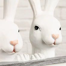 Lade das Bild in den Galerie-Viewer, Hasenfamilie WELCOME, 35 cm hoch