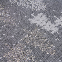 Lade das Bild in den Galerie-Viewer, Tischläufer Silber Winterwald