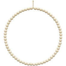 Lade das Bild in den Galerie-Viewer, Holzperlenkranz weiß oder grau