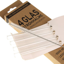 Lade das Bild in den Galerie-Viewer, 8er Set Trinkhalm Glas