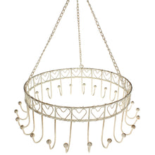 Lade das Bild in den Galerie-Viewer, Kräuterkrone Weiß rund 24 Haken