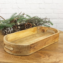 Lade das Bild in den Galerie-Viewer, Servierbrett Mangoholz Oval