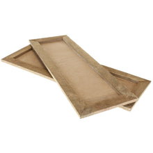 Lade das Bild in den Galerie-Viewer, Holztablett, 2er SET