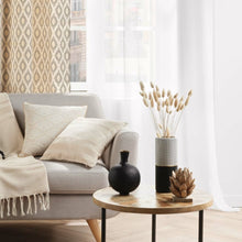 Lade das Bild in den Galerie-Viewer, Kissen Beige Gold Weiß 30 x 50 cm od. 45 x 45 cm