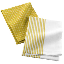 Lade das Bild in den Galerie-Viewer, Küchentücher, 2-Set, Senfgelb