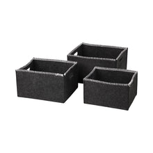 Lade das Bild in den Galerie-Viewer, Filzkorb Dunkelgrau verschiedene Gößen