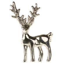 Lade das Bild in den Galerie-Viewer, 6er Set Serviettenring Hirsch Silber