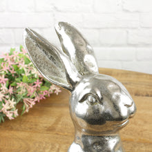 Lade das Bild in den Galerie-Viewer, Osterhase Silber 20 cm