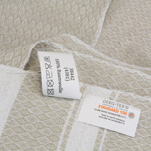 Lade das Bild in den Galerie-Viewer, Hamamtuch beige-weiss gestreift