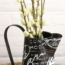 Lade das Bild in den Galerie-Viewer, Dekokanne Zink Schwarz