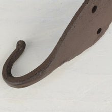 Lade das Bild in den Galerie-Viewer, 2er Set Garderobenhaken Wandhaken Dunkelrost