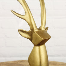 Lade das Bild in den Galerie-Viewer, Rentier Büste Messing 37 cm