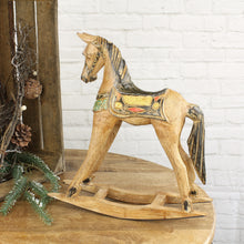 Lade das Bild in den Galerie-Viewer, Dekoschaukelpferd Holz