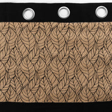 Lade das Bild in den Galerie-Viewer, Vorhang schwarz Jute Baumwolle