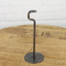 Lade das Bild in den Galerie-Viewer, Wandhaken Garderobenhaken Eisen 22 cm Grau Braun