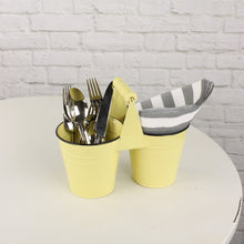 Lade das Bild in den Galerie-Viewer, Besteckkorb gelb