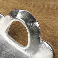 Lade das Bild in den Galerie-Viewer, Tablett mit Henkel silber