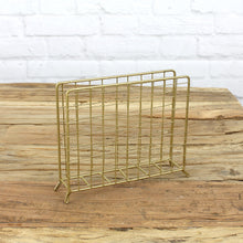 Lade das Bild in den Galerie-Viewer, Serviettenhalter Antikgold, filigran