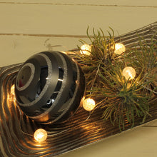 Lade das Bild in den Galerie-Viewer, Lichterkette Acryl-Ball silber