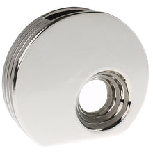 Lade das Bild in den Galerie-Viewer, Vase Weiß Silber rund