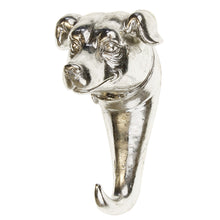 Lade das Bild in den Galerie-Viewer, Wandhaken Hund silber