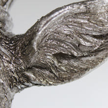 Lade das Bild in den Galerie-Viewer, Hirschbüste Silber Glitzernd
