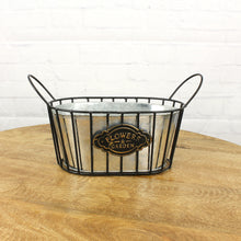 Lade das Bild in den Galerie-Viewer, Pflanzeimer Zink Metall Schwarz
