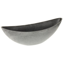 Lade das Bild in den Galerie-Viewer, Deko Schale Schiffsform grau Kunststoff