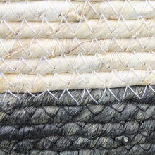 Lade das Bild in den Galerie-Viewer, Korb 3 Set / Naturgeflecht mit Jute Griffe