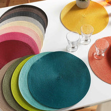 Lade das Bild in den Galerie-Viewer, 4er Set Platzset Anthrazit 35 cm