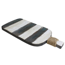 Lade das Bild in den Galerie-Viewer, Deko Holzbrett Eckig gestreift