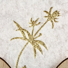 Lade das Bild in den Galerie-Viewer, 2er Set Dekoei Filz Holz 30 cm Braun