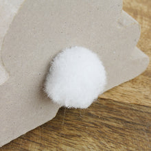 Lade das Bild in den Galerie-Viewer, 3er Set Osterhase Holz mit Puschel