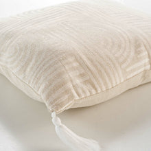 Lade das Bild in den Galerie-Viewer, Kissen Beige Weiß 45 x 45 cm oder 40 x 60 cm