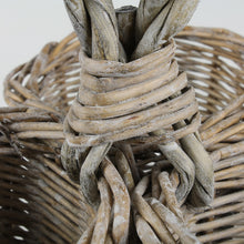 Lade das Bild in den Galerie-Viewer, Besteckkorb rund 3 Fächer aus Korb