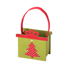 Lade das Bild in den Galerie-Viewer, Geschenktasche Weihnachten Grün und Rot