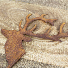 Lade das Bild in den Galerie-Viewer, Gartenstecker Hirschkopf Rost
