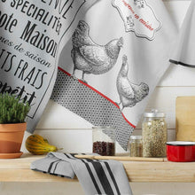 Lade das Bild in den Galerie-Viewer, 3er Set Geschirrtuch Petrol, Schwarz oder Grau