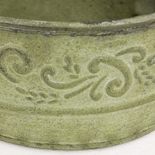 Lade das Bild in den Galerie-Viewer, 3er Set Tablett Zinktopf Herz Grün