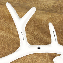 Lade das Bild in den Galerie-Viewer, Hakenleiste Geweih Weiß