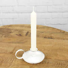 Lade das Bild in den Galerie-Viewer, Kerzenhalter Weiß Shabby