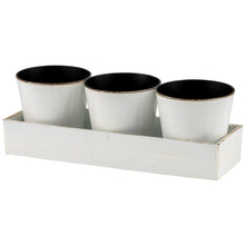 Lade das Bild in den Galerie-Viewer, Pflanztopfset 4tlg. weiß