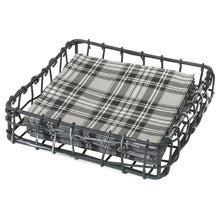 Lade das Bild in den Galerie-Viewer, Serviettenkorb Antikgrau