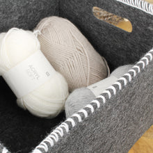 Lade das Bild in den Galerie-Viewer, Filzkorb Dunkelgrau verschiedene Gößen