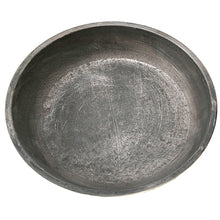 Lade das Bild in den Galerie-Viewer, Dekoteller tief aus Blech anthrazit